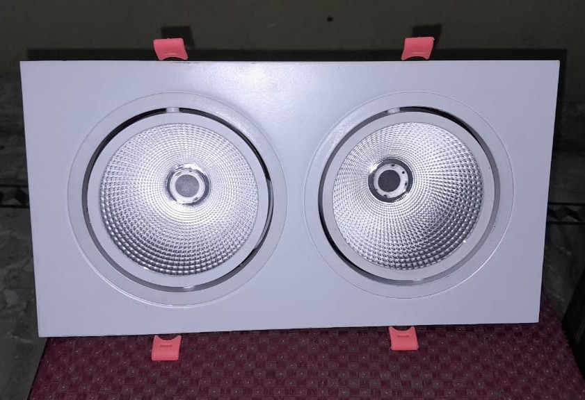 Double Head COB LED Grille Light
